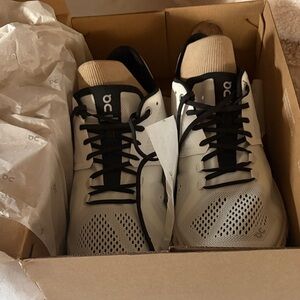 On Women's Black and White Athletic Shoes